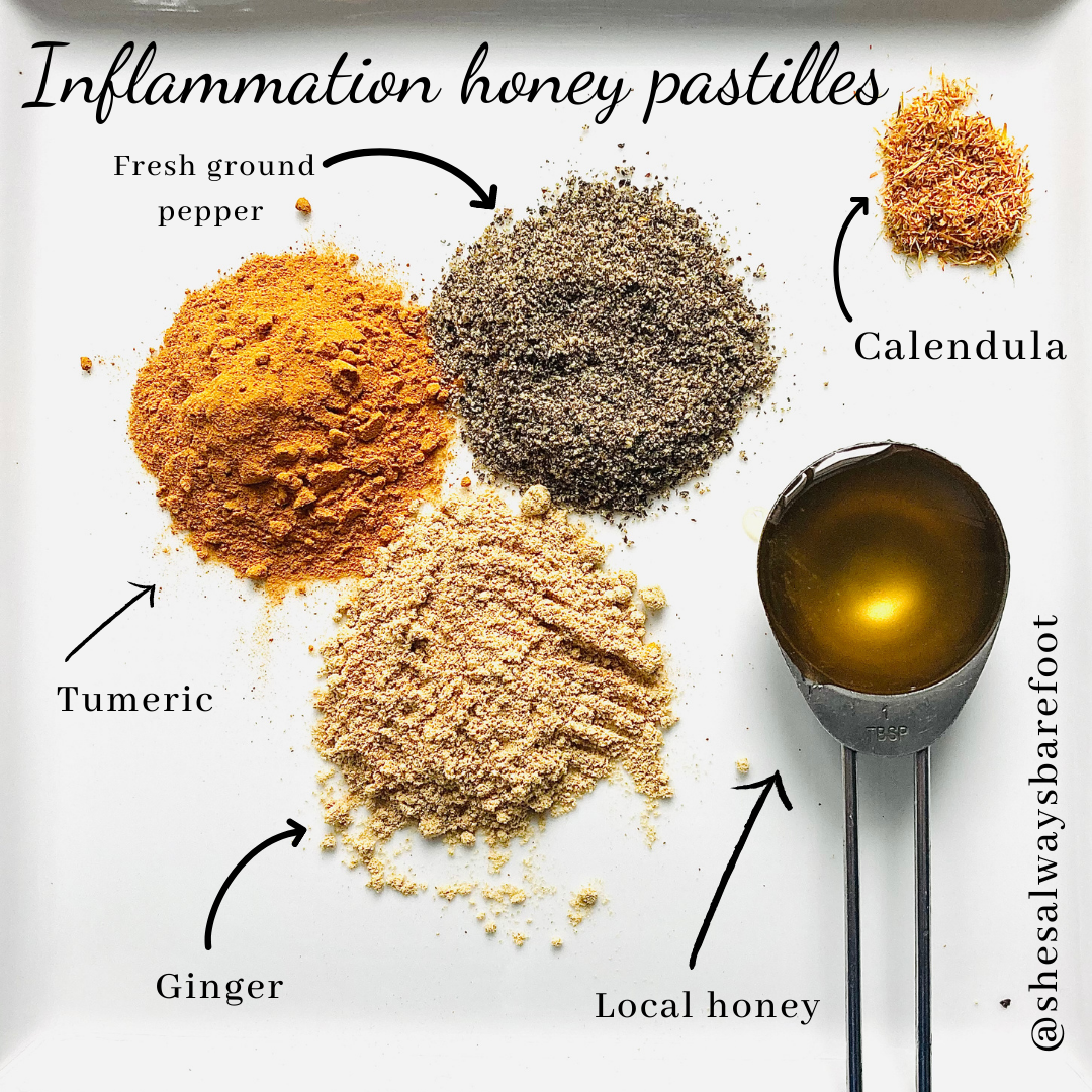 Anti -Inflammatory Honey Pastilles