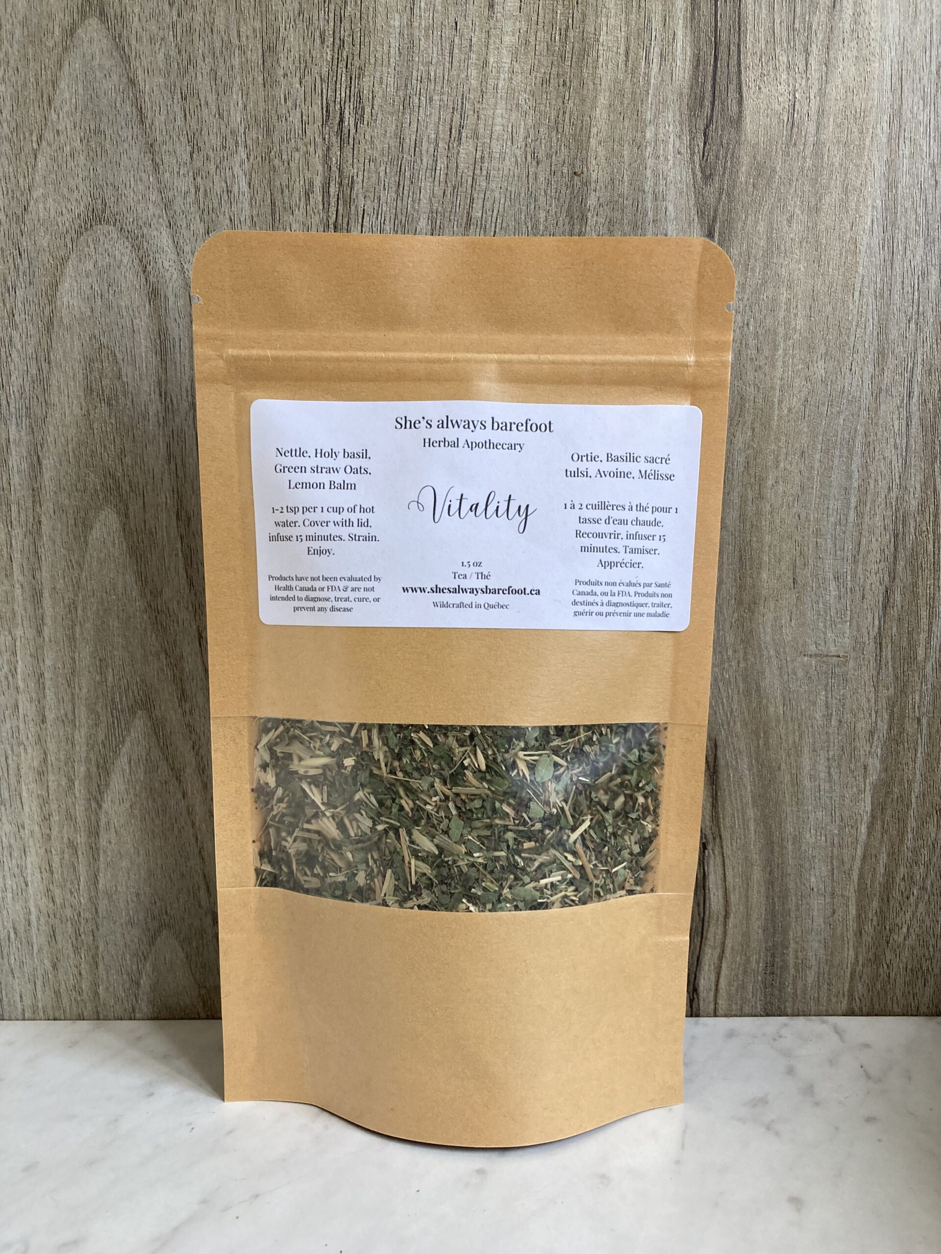 Vitality herbal tea blend